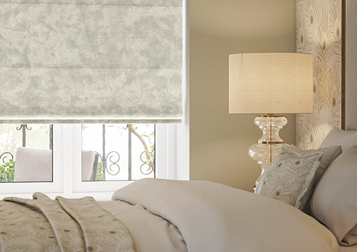 Crushed Velvet, Ivory - Twist&Fit Roman Blind - Image 5